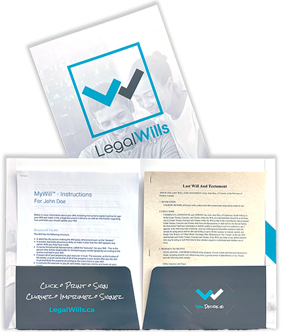 LegalWills.ca Document Print and Ship Service