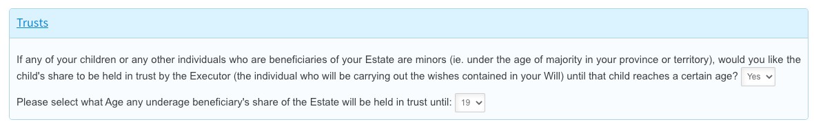 Trusts for Young Beneficiaries